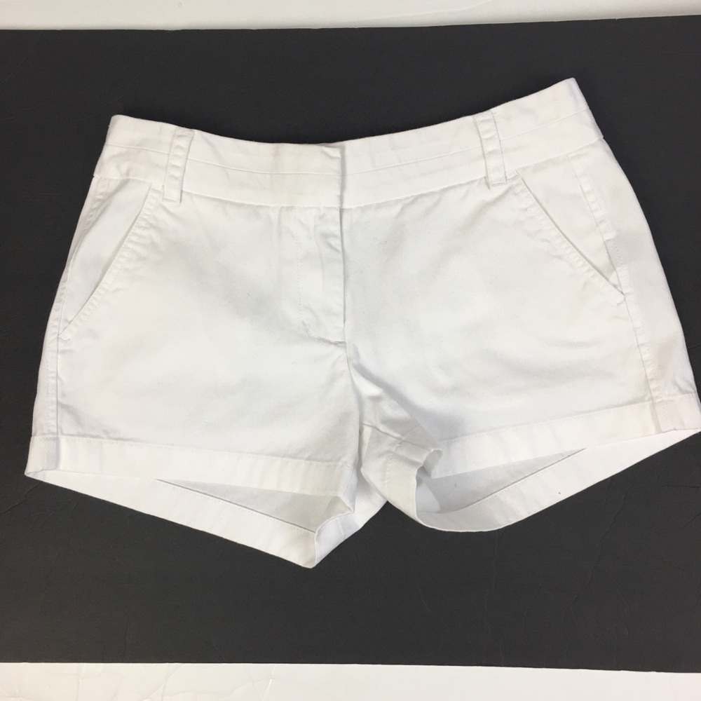 J Crew White Chino Shorts